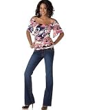 Baby Phat - Baby Phat Plus Size Printed Off-The-Shoulder Top & Five-Pocket Jean
