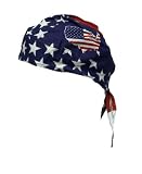 Headwrap United States of America, American Flag Cap medical and surgical scrubs, USA Bandana, headband American Stars and Stripes Red, white and blue patriotic American flag design with the image of the United States, breathable, 100% cotton, fit only fo Headwrap United States of America, American Flag Cap medical and surgical scrubs, USA Bandana, headband American Stars and Stripes Red, white and blue patriotic American flag design with the image of the United States, breathable, 100% cotton, fit only fo