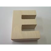 木製切り文字アルファベット　Ｅ　Brook日本製