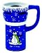 Kitchen & Housewares : Ceramic Travel Mug - Fun Holiday Saying - Let it snow