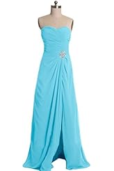Plus Size Chiffon Lace Sweetheart Evening Dress/Bridesmaid Dress 