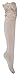 Peach Couture Stylish High Wide-Lace Jersey Knit Knee-High Cotton Boot Socks