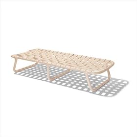 Camping Daybed Fabric: Beech and Core Leather