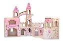 Melissa & Doug Deluxe Wooden Folding Princess Castle