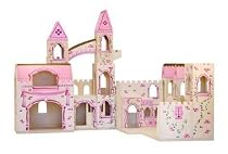 Melissa & Doug Deluxe Wooden Folding Princess Castle