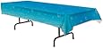 Beistle Under The Sea Tablecover, 54 by 108-Inch, Light Blue/White