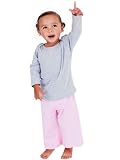 American Apparel Infant Baby Rib Karate Pant -Pink