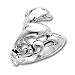 Sterling Silver Antiqued Dolphin Ring