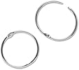Sparco Book Ring, 3-Inch Diameter, 10 per Box, Silver (SPR01441)