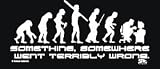 Caveman T-shirt, Something Somewhere Went Terribly Wrong