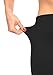 Sofra Women's Full Ankle Length Seamless Leggings (Ankle Length, Black)