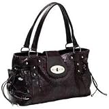 Stylish Brown Faux Snakeskin Purse