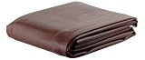 Brown Leatherette Pool Table Cover - 8.5 Foot