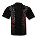 Spider Web embroidered biker shirt, black, Venom, Dragonfly