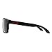 LianSan Designer Oversized Rectangular Women Men Sports Sunglasses Wayfarer Glasses 0709(black(red))