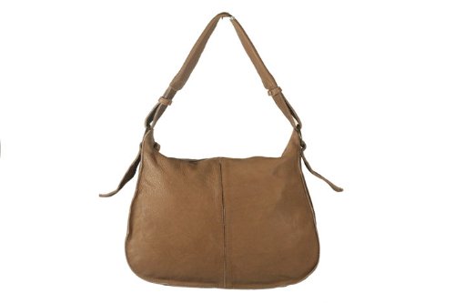 CNTMP Elegante& lässige Handtasche im Vintage-Look in tabak