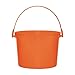 Amscan Orange Peel Plastic Bucket with Handle - 6.25' x 4 1/2' | 1 Pc.
