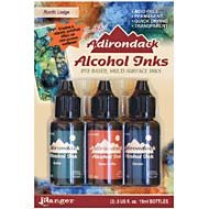 Adirondack Alcohol Ink 3-Pack (.5 Oz. Each): Rustic Lodge: Bottle/Terra Cotta/Denim