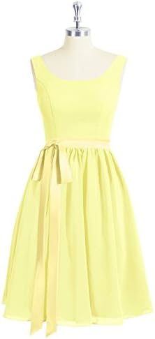 Fit-and-flare Daffodil Bridesmaid Dresses Silhouette Polishes Charmeuse Belt