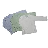 UndertheNile3PackofLongSleeveSideSnapT-shirtswithFoldOverCuffs
