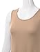 Doublju Womens Sleeveless Comfy Tunic Tank Top with Various Hem