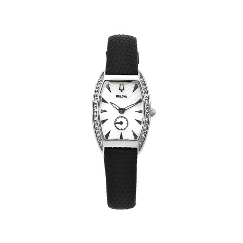 Bulova Women's 63R002 White Dial Diamond Accent Watch