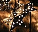 Metal Stars String Lights - Set of 10 Star Lights