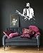 Jeff Buckley Guitar, Iconic Music Image, Sticker, Wall Art, Mural, Giant, Large, Decal, Vinyl- 80cm (W) X 82cm (H) Large