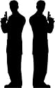 Star Cutouts - Secret Agent Man (double pack)