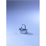 Zinc flower basket 16cm