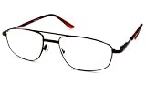 Able Vision Full Readers (Men) Reading Glasses - R9923 Gunmetal