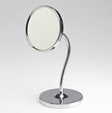Gooseneck Travel 1X/5X Mirror in Chrome