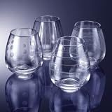 Mikasa Crystal Cheers Stemless Wines Set(s) Of 4