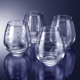 Mikasa Crystal Cheers Stemless Wines Set(s) Of 4