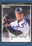 Aaron Coonrod, Eugene Emeralds - Padres Affiliate, 2002 Bowman Autographed Card
