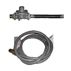 Universal Natural Gas Hose & Regulator Set, For Grills with 90,000 BTU's Or Less