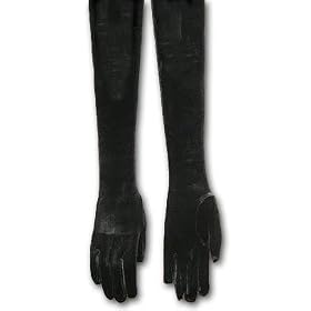 16-Button Opera Length Velvet Slip-on Gloves in Many Colors