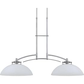 Avery Island Light in Brushed Nickel by Quoizel