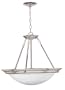 American Fluorescent H8413BN Duomo Large Semi-Flush, Brushed Nickel