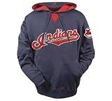 Majestic Cleveland Indians Youth Navy Blue Pinstitch T-shirt