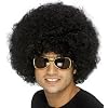 70's Funky Black Afro Wig