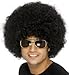 Perücke Lockenkopf Schwarz Afro Afroperücke