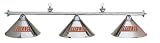 Illinois Fighting Illini Chrome Pool Table Light