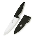 Starfrit Gourmet 80913-004-0000 Six Inch Ceramic Blade Knife with Protective Cover