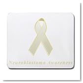 Neuroblastoma Awareness Ribbon Mouse Pad