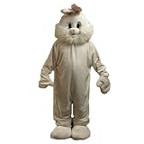 Bunny Plush Economy Mascot Adult Costume Adult (One-Size)