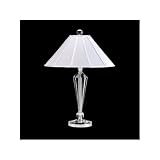 Jasmine One Light Table Lamp Shade Color / Crystal Color: White / Clear