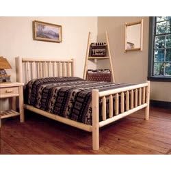Cumberland Bay King Log Bed - Old Adirondack 270K by Furniture