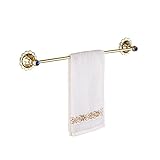 Rozin メッキ タオルバー 一段階 洗面所 台所用 タオル掛け タオル ラック 壁取り付け