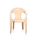 Varmora Medium Back Chair (Diamond - Beige) RS.659.00